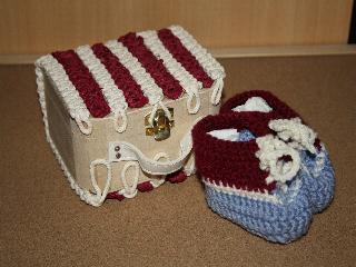 Valise et chaussons