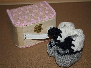Valise et chaussons